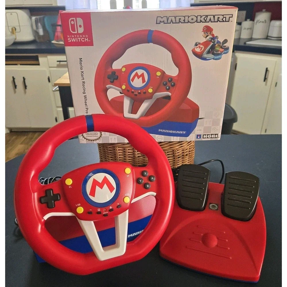 Hori NSW-204U Mario Kart Racing Wheel Pro Mini for Nintendo Switch